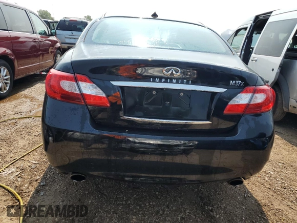 2012 Infiniti M37 with VIN JN1BY1AR9CM393291, listed as a Copart auction lot 62819994 with 248,641 mi miles and Salvage Title. Bid and sale history available at carsss.com. Image 6.