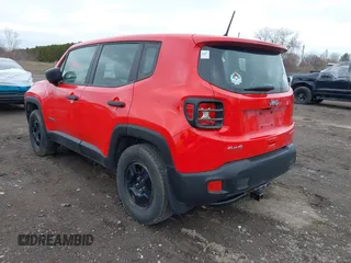 2018 Jeep Renegade Sport with VIN ZACCJBAHXJPH26826, listed as a IAAI auction lot 41784702 with 65,621 mi miles and . Bid and sale history available at DreamBid. Image 3.
