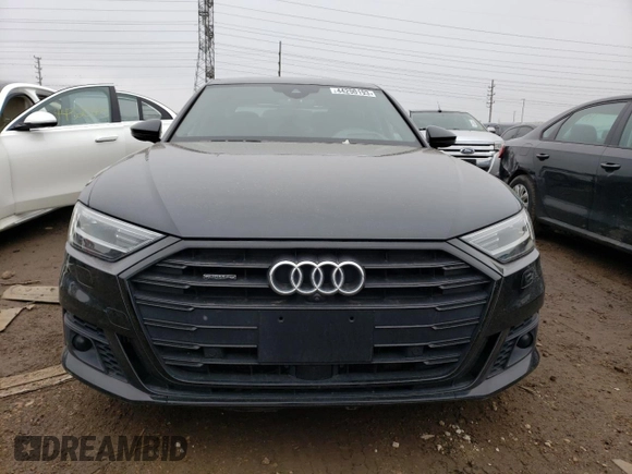 2020 Audi A8 L with VIN WAU8EAF85LN012690, listed as a Copart auction lot 44290193 with 50,909 mi miles. Bid and sale history available at carsss.com. Image 5.
