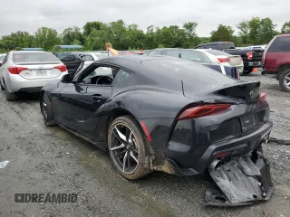 2021 Toyota Supra 3.0 z VIN WZ1DB0C05MW043003, wystawiony jako Copart lot #58097515 z przebiegiem 46 745 mil mil oraz Szkoda całkowita • Salvage title. Historia ofert i sprzedaży dostępna na DreamBid. Obrazek 2.