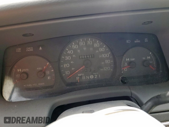 2004 Mercury Grand Marquis GS z VIN 2MEFM74W64X603871, wystawiony jako Copart lot #56545655 z przebiegiem 206 427 mil mil oraz Szkoda całkowita • Salvage title. Historia ofert i sprzedaży dostępna na DreamBid. Obrazek 9.