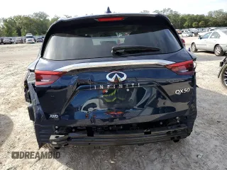 2021 Infiniti QX50 SENSORY with VIN 3PCAJ5CB3MF120474, listed as a Copart auction lot 79601944 with 17,395 mi miles and Salvage Title. Bid and sale history available at carsss.com. Image 6.