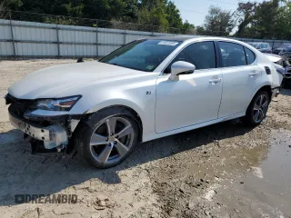 2016 Lexus GS 200t with VIN JTHBA1BLXGA002053, listed as a Copart auction lot 61637355 with 153,757 mi miles and Salvage title. Bid and sale history available at DreamBid. Image 1.