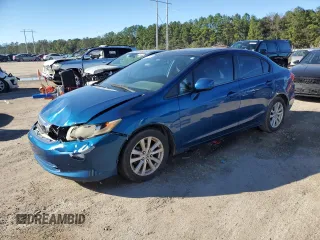 2012 Honda Civic EX with VIN 2HGFB2F87CH546602, listed as a Copart auction lot 81075254 with 164,588 mi miles and Salvage Title. Bid and sale history available at DreamBid. Image 1.
