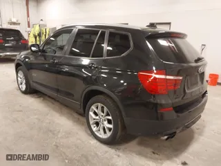 2013 BMW X3 xDrive28i with VIN 5UXWX9C57D0A31917, listed as a IAAI auction lot 41864807 with 97,479 mi miles. Bid and sale history available at carsss.com. Image 3.