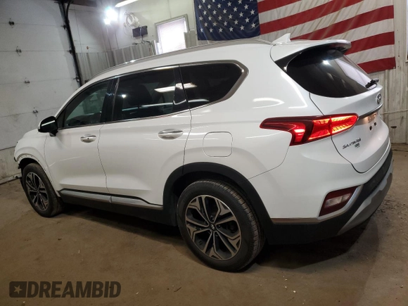 2019 Hyundai Santa Fe Ultimate with VIN 5NMS5CAA7KH018775, listed as a Copart auction lot 48973765 with 84,097 mi miles and Salvage Title. Bid and sale history available at carsss.com. Image 2.