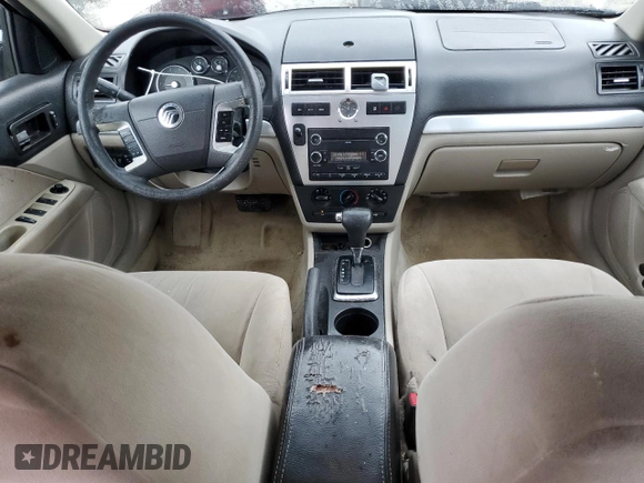 2008 Mercury Milan with VIN 3MEHM07138R649873, listed as a Copart auction lot 73098794 with 297,898 mi miles and Salvage title. Bid and sale history available at DreamBid. Image 8.