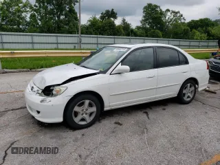 2004 Honda Civic EX z VIN 2HGES26824H515531, wystawiony jako Copart lot #58082745 z przebiegiem 213 259 mil mil oraz Szkoda całkowita • Salvage title. Historia ofert i sprzedaży dostępna na DreamBid. Obrazek 1.