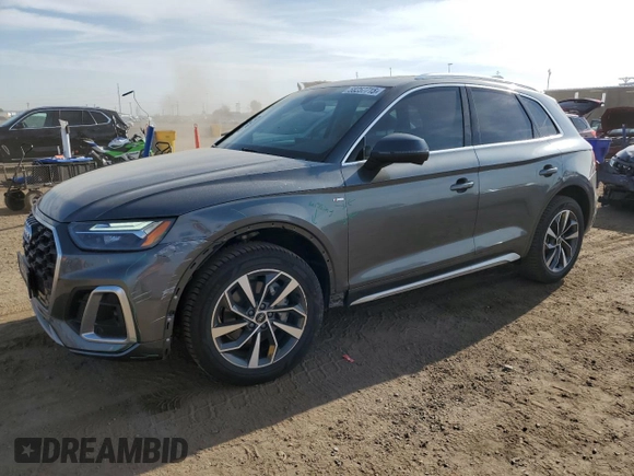 2022 Audi Q5 S line Premium z VIN WA1GAAFY3N2099448, wystawiony jako Copart lot #58257715 z przebiegiem 39 407 mil mil oraz Szkoda całkowita • Salvage title. Historia ofert i sprzedaży dostępna na DreamBid. Obrazek 1.