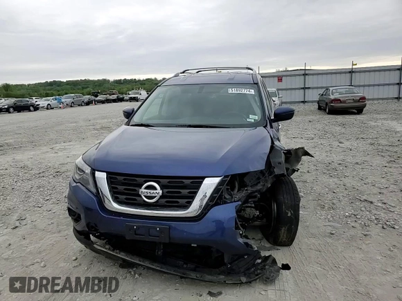 2019 Nissan Pathfinder S z VIN 5N1DR2MM8KC652376, wystawiony jako Copart lot #51892774 z przebiegiem 75 359 mil mil oraz Szkoda całkowita • Salvage title. Historia ofert i sprzedaży dostępna na DreamBid. Obrazek 12.