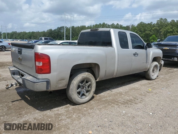 2007 Chevrolet Silverado 1500 Work Truck with VIN 2GCEC19C871708785, listed as a Copart auction lot 54674595 with 265,718 mi miles and Salvage Title. Bid and sale history available at DreamBid. Image 3.