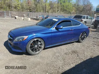 2017 Mercedes-Benz C 300 with VIN WDDWJ4KB8HF339777, listed as a Copart auction lot 53642385 with 69,466 mi miles and Salvage Title. Bid and sale history available at DreamBid. Image 1.