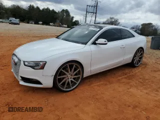 2013 Audi A5 Premium with VIN WAUCFAFR5DA023214, listed as a Copart auction lot 47731455 with 140,915 mi miles and Salvage title. Bid and sale history available at DreamBid. Image 1.