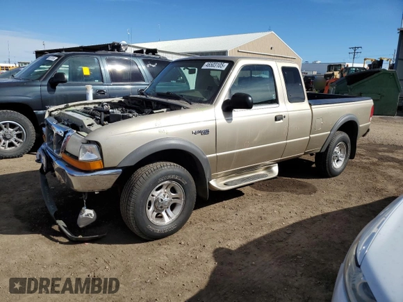 2000 Ford Ranger XL with VIN 1FTZR15V2YTA50335, listed as a Copart auction lot 46503105 with 184,633 mi miles and Salvage Title. Bid and sale history available at carsss.com. Image 1.