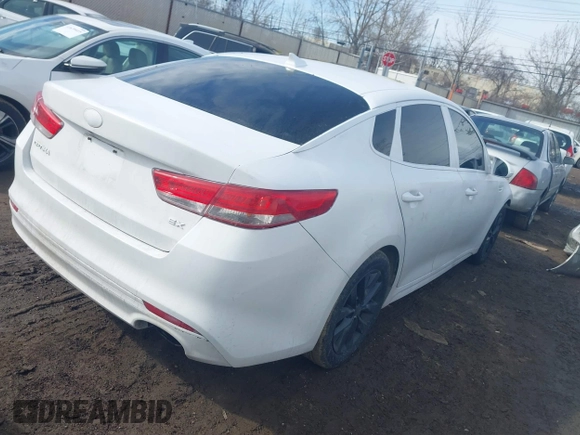 2016 Kia Optima EX with VIN 5XXGU4L39GG041624, listed as a IAAI auction lot 41653133 with 130,312 mi miles. Bid and sale history available at carsss.com. Image 4.