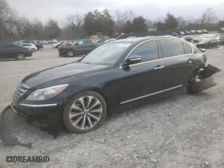 2014 Hyundai Genesis 5.0L R-Spec with VIN KMHGC4DH2EU261493, listed as a Copart auction lot 41595155 with 108,868 mi miles and Clean Title. Bid and sale history available at carsss.com. Image 1.