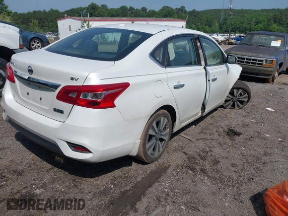 2019 Nissan Sentra S z VIN 3N1AB7AP8KY302151, wystawiony jako IAAI lot #42150965 z przebiegiem 138 486 mil mil oraz . Historia ofert i sprzedaży dostępna na DreamBid. Obrazek 4.