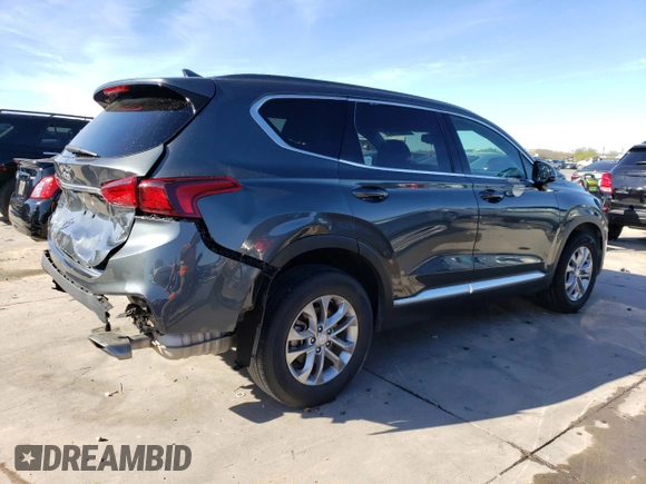 2020 Hyundai Santa Fe SEL w/SULEV with VIN 5NMS33AD7LH232828, listed as a Copart auction lot 69088152 with 25,770 mi miles. Bid and sale history available at carsss.com. Image 3.