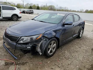2015 Kia Optima LX with VIN 5XXGM4A77FG417953, listed as a Copart auction lot 52033725 with 147,970 mi miles and Non repairable. Bid and sale history available at DreamBid. Image 1.
