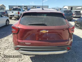 2024 Chevrolet Trax LT with VIN KL77LHE27RC203863, listed as a Copart auction lot 49471575 with 5,201 mi miles and Salvage Title. Bid and sale history available at carsss.com. Image 6.