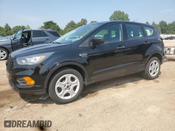 2017 Ford Escape S with VIN 1FMCU0F76HUB39927, listed as a Copart auction lot 59584245 with 68,117 mi miles and Salvage title. Bid and sale history available at DreamBid. Image 1.