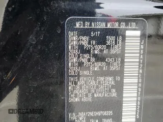2017 Nissan Armada Platinum with VIN JN8AY2NE0H9708225, listed as a Copart auction lot 52228115 with 133,320 mi miles and Salvage Title. Bid and sale history available at carsss.com. Image 13.