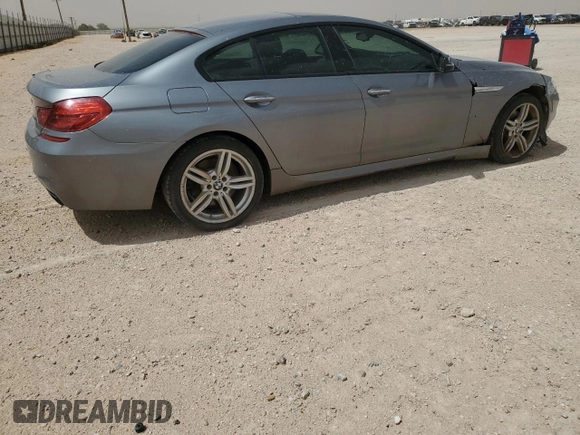 2017 BMW 6 Series 650i with VIN WBA6D4C56HD977805, listed as a Copart auction lot 56655514 with 62,711 mi miles and Salvage Title. Bid and sale history available at carsss.com. Image 3.