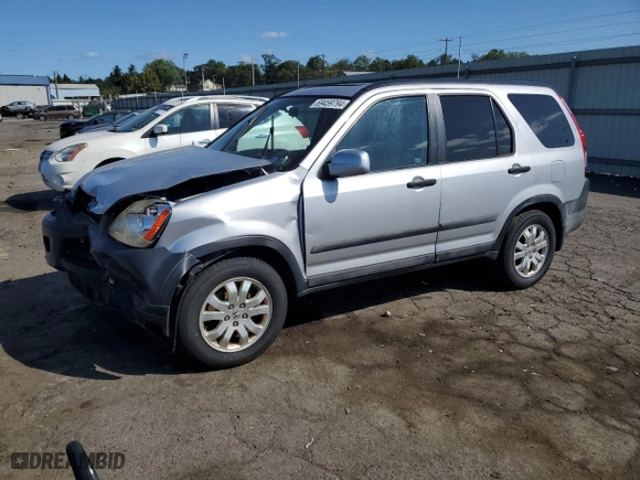 2005 Honda CR-V EX with VIN SHSRD77805U319383, listed as a Copart auction lot 69459794 with 161,069 mi miles and Salvage Title. Bid and sale history available at carsss.com. Image 1.