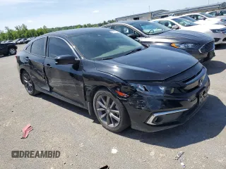 2021 Honda Civic Sedan EX with VIN 19XFC1F34ME010746, listed as a Copart auction lot 56270144 with 52,119 mi miles and Salvage Title. Bid and sale history available at carsss.com. Image 4.