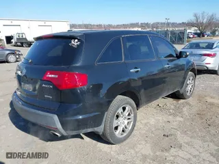 2007 Acura MDX with VIN 2HNYD28227H533394, listed as a IAAI auction lot 41696713 with 160,653 mi miles. Bid and sale history available at carsss.com. Image 4.
