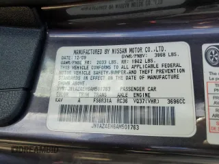 2010 Nissan 370Z Touring with VIN JN1AZ4EH6AM501763, listed as a Copart auction lot 45717785 with 102,341 mi miles and Salvage Title. Bid and sale history available at DreamBid. Image 12.