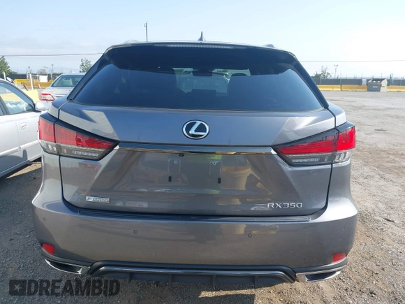 2022 Lexus RX 350 F Sport with VIN 2T2YZMDA5NC311726, listed as a IAAI auction lot 42451167 with 28,304 mi miles and . Bid and sale history available at DreamBid. Image 16.