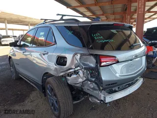 2024 Chevrolet Equinox RS with VIN 3GNAXMEG6RS165691, listed as a IAAI auction lot 41862458 with 12,709 mi miles. Bid and sale history available at carsss.com. Image 3.