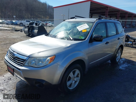 2010 Subaru Forester 2.5X with VIN JF2SH6BC5AH763339, listed as a IAAI auction lot 41683194 with 39,301 mi miles. Bid and sale history available at carsss.com. Image 22.