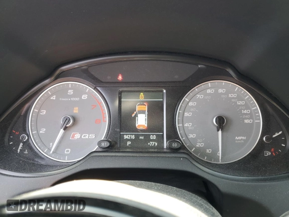 2017 Audi SQ5 Premium Plus with VIN WA1CCAFP0HA082262, listed as a Copart auction lot 49811423 with 94,216 mi miles. Bid and sale history available at carsss.com. Image 9.