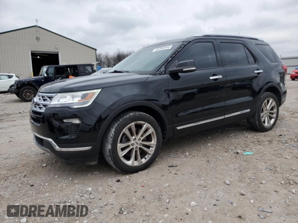 2019 Ford Explorer Limited z VIN 1FM5K8FH6KGB52401, wystawiony jako Copart lot #85208344 z przebiegiem 105 006 mil mil oraz Szkoda całkowita • Salvage title. Historia ofert i sprzedaży dostępna na DreamBid. Obrazek 1.