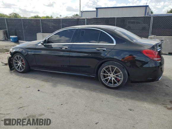 2016 Mercedes-Benz C 63 AMG with VIN 55SWF8GB0GU115383, listed as a Copart auction lot 52738005 with 101,439 mi miles and Clean title. Bid and sale history available at DreamBid. Image 2.