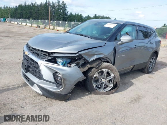 2025 Chevrolet Blazer LT with VIN 3GNKBHR45SS134772, listed as a IAAI auction lot 42554686 with 15,688 mi miles and . Bid and sale history available at DreamBid. Image 17.