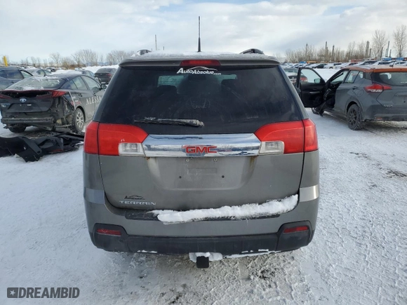 2012 GMC Terrain SLE-2 with VIN 2GKFLTEK7C6383982, listed as a Copart auction lot 43707815 with 208,077 mi miles and Salvage Title. Bid and sale history available at carsss.com. Image 6.