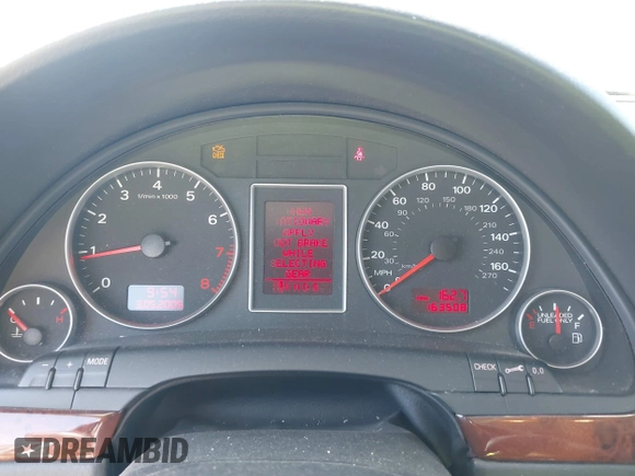 2007 Audi A4 with VIN WAUAH78EX7A114708, listed as a IAAI auction lot 41981163 with 163,508 mi miles and . Bid and sale history available at DreamBid. Image 7.