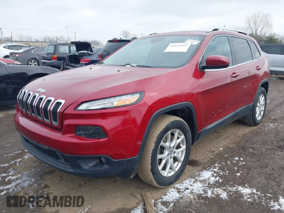 2014 Jeep Cherokee Latitude with VIN 1C4PJMCS2EW175306, listed as a IAAI auction lot 41620115 with 156,578 mi miles and . Bid and sale history available at carsss.com. Image 18.