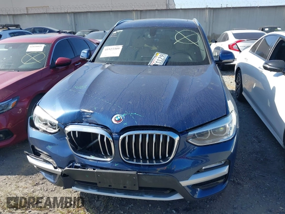 2018 BMW X3 xDrive30i with VIN 5UXTR9C53JLC80951, listed as a IAAI auction lot 41923309 with 98,057 mi miles and . Bid and sale history available at DreamBid. Image 12.