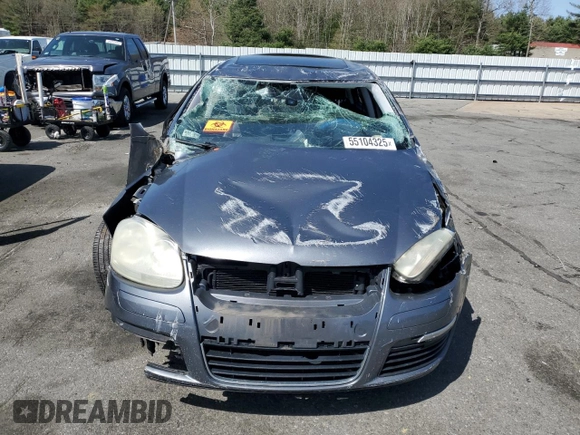 2005 Volkswagen Jetta 2.5L с VIN 3VWDF71K75M601030, выставлен на аукционе Copart как лот 55104325 с пробегом Не указан миль и Списание • Salvage title. История ставок и продаж доступна на DreamBid. Изображение 5.