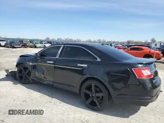 2011 Ford Taurus SHO with VIN 1FAHP2KT0BG142303, listed as a Copart auction lot 48076275 with 217,980 mi miles and Salvage Title. Bid and sale history available at DreamBid. Image 2.
