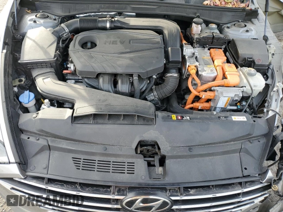 2020 Hyundai Sonata Hybrid Ultimate with VIN KMHL34JJ2LA010025, listed as a Copart auction lot 77657214 with 59,596 mi miles and Salvage Title. Bid and sale history available at carsss.com. Image 11.