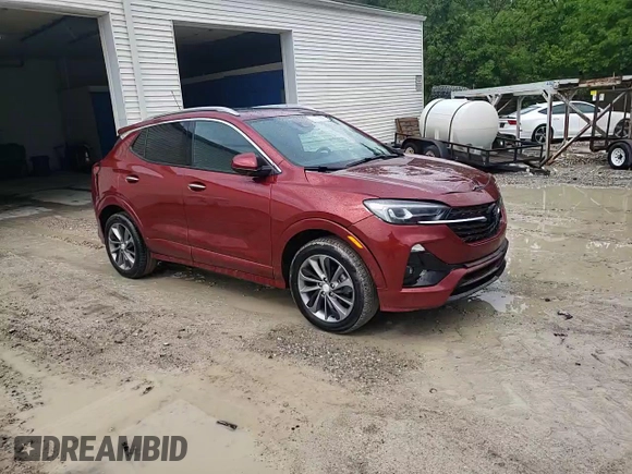 2022 Buick Encore GX Essence with VIN KL4MMGSL6NB033404, listed as a Copart auction lot 60215505 with 30,038 mi miles and Salvage title. Bid and sale history available at DreamBid. Image 14.