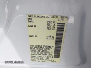 2014 Nissan Altima SL z VIN 1N4BL3AP9EC173704, wystawiony jako IAAI lot #42300470 z przebiegiem 139 036 mil mil oraz . Historia ofert i sprzedaży dostępna na DreamBid. Obrazek 9.