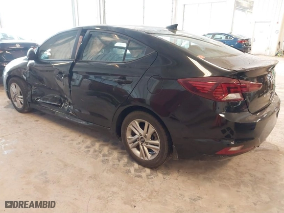 2019 Hyundai Elantra SEL with VIN KMHD84LF6KU856136, listed as a IAAI auction lot 41721292 with 33,125 mi miles. Bid and sale history available at carsss.com. Image 3.