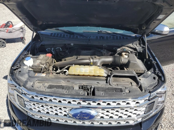 2020 Ford Expedition Max Platinum with VIN 1FMJK1MT5LEA80052, listed as a Copart auction lot 50329655 with 103,274 mi miles and Salvage title. Bid and sale history available at DreamBid. Image 12.