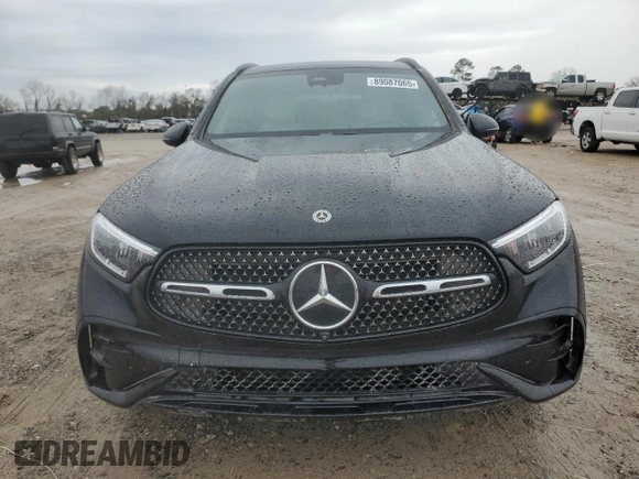2024 Mercedes-Benz GLC with VIN W1NKM4GB7RF077169, listed as a Copart auction lot 89087065 with 8,054 mi miles and Non Repairable. Bid and sale history available at carsss.com. Image 5.